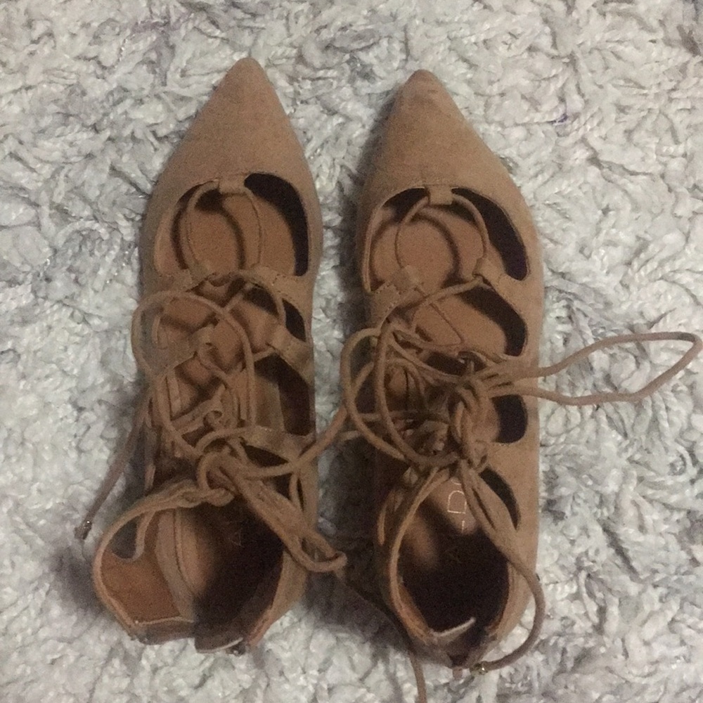 Aldo lace up flats